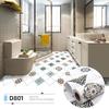 Self Adhesive Floor Tile Sticker Waterproof Non-Slip Removable PVC Bathroom Kitchen Living Room Decor Peel and Stick Floor Film