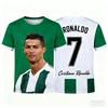Ronaldo Fan Edition Summer Printed Family Clothing Football Shirt T-shirt Quick-drying Breathable Suitable for Outdoor Wear