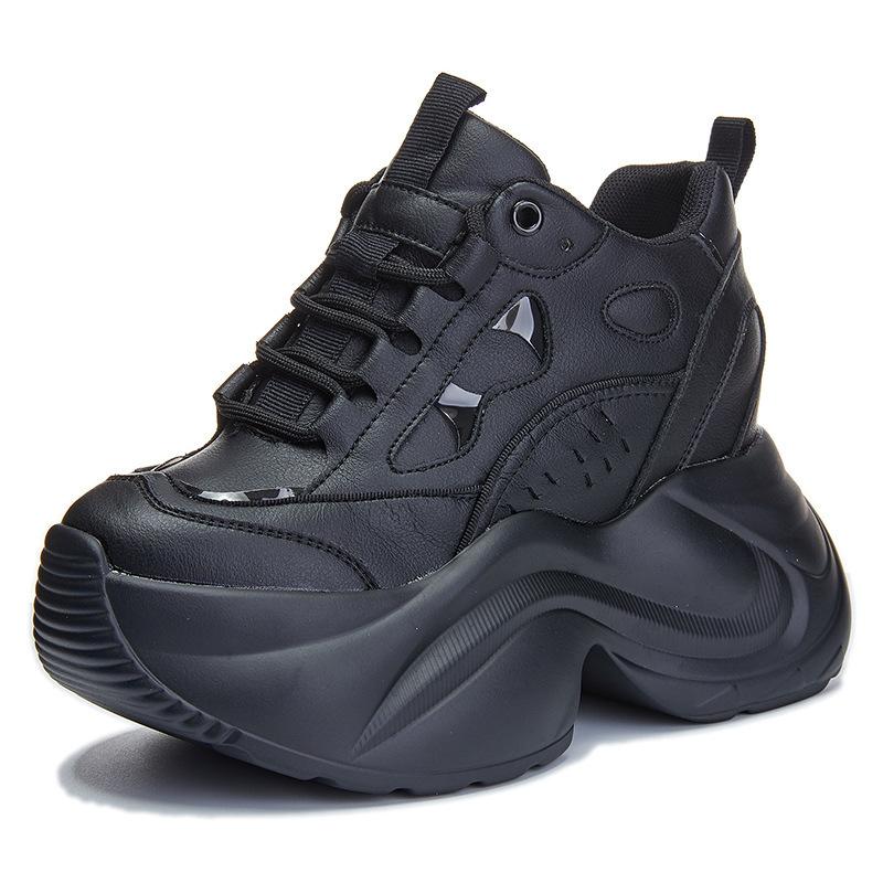 Inner Height Increase New Breathable Dad Shoes Platform Mesh Small Sports and Leisure Shoes