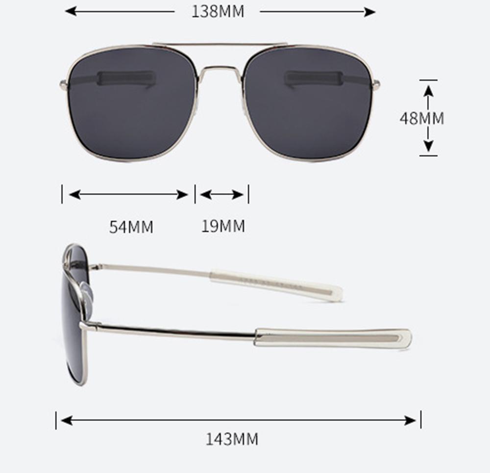 High-end Pilot Fashion Driver Sun Glasses Polarized Mirror Sunglasses Custom Made Myopia Minus Lens -1 to -6