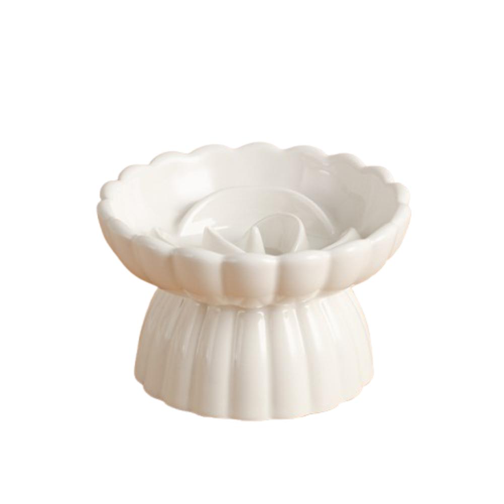 Anti-gulping Cat Food Bowl Anti Swallowing Pet Feeder Slow Feed Bowl  For Cats Small Dogs