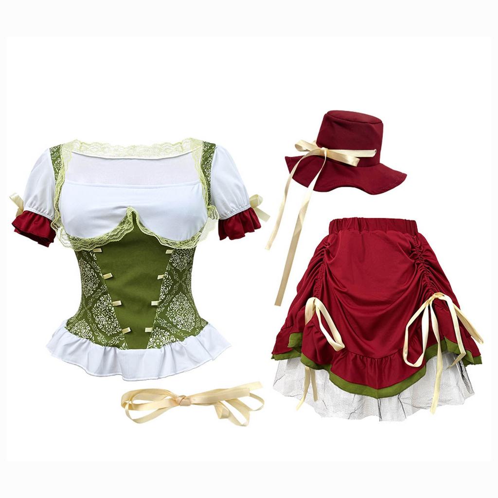 Women's Oktoberfest Costume Performance Costume Work Skirt Costume