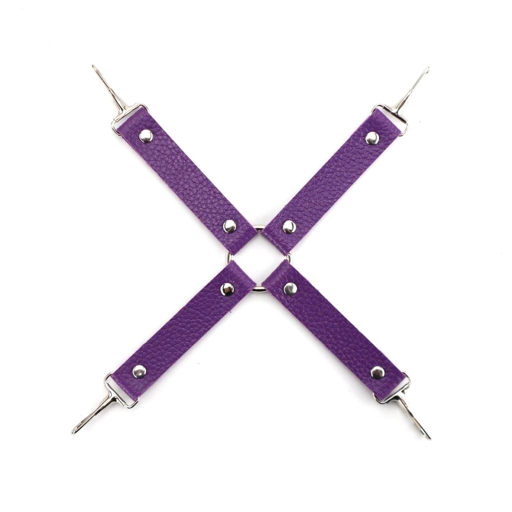 Puppy Leather Handcuffs and Ankle Restraints SM Adult Set