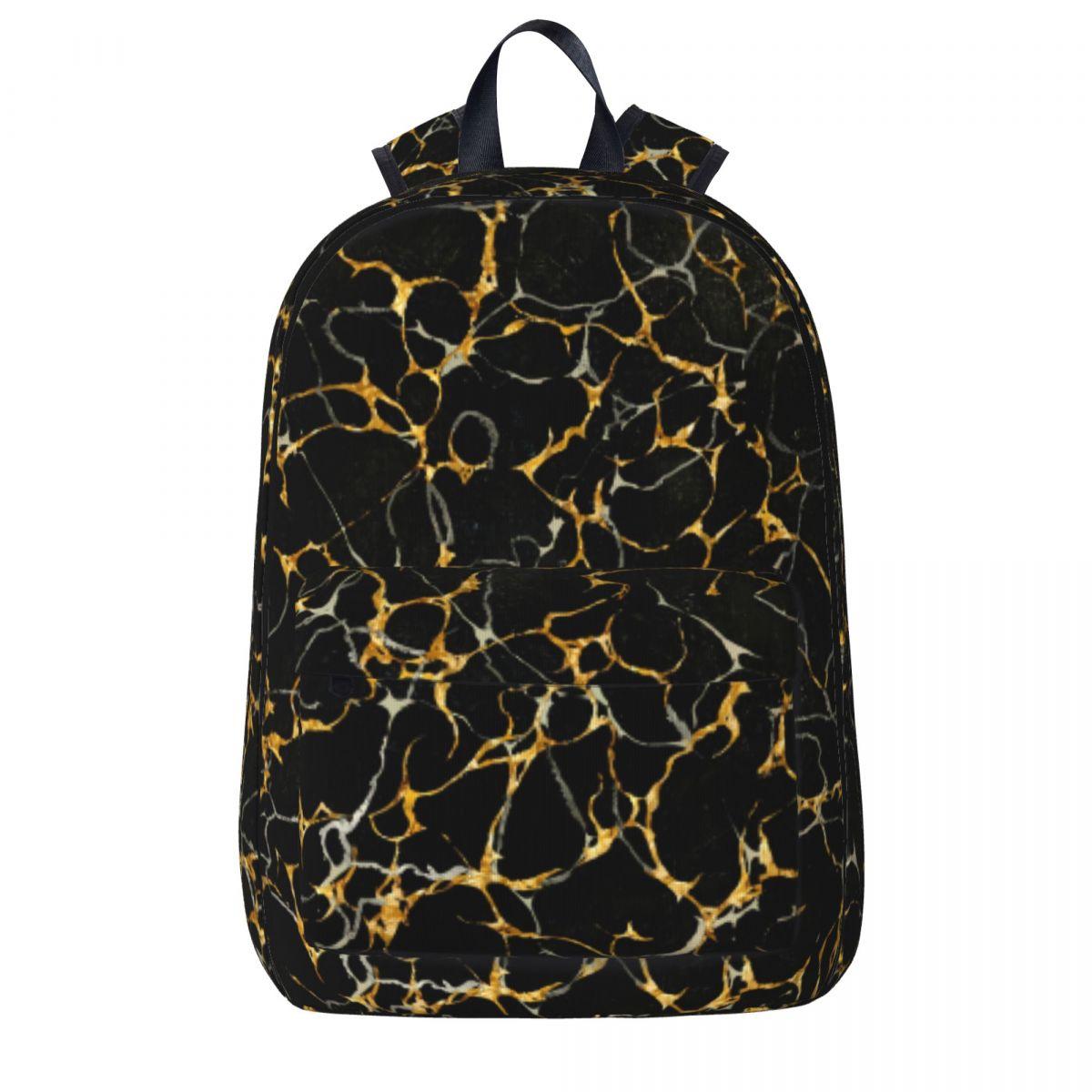 Paars Marmeren Rugzak Vloeibaar Ontwerp Universiteitsrugzakken Vrouwen Mannen Kawaii Middelbare School Tassen Ontwerper Patroon Rugzak 43x32x18cm