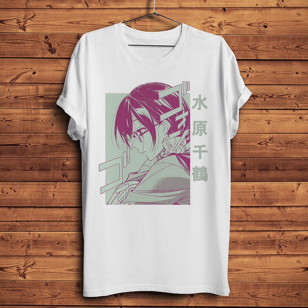 Kawaii Waifu Rent a Girlfriend Sumi Sakurasawa Mizuhara Chizuru Funny Anime Tshirt Unisex T Shirt Homme Unisex Otaku Streetwear
