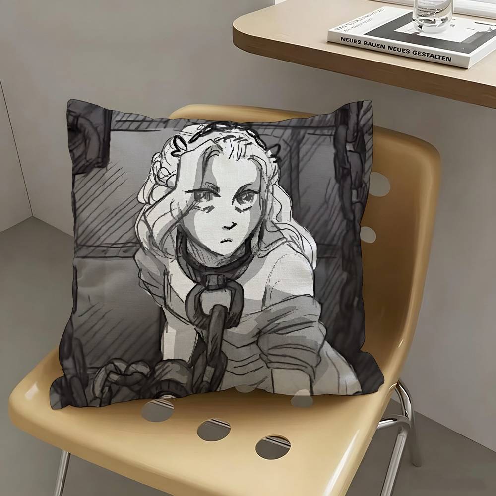 1pc S-Slay The Princess Pillow Case Fashion Square Pillowcase Bedroom Sofa Room Ins Decoration Leisure