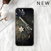 AK47 Handgun Gun Bullets Funda Case para Apple iPhone 14 11 13 12 Pro 7 XR X XS Max 8 Plus 6 6S 14Pro Preto Soft Phone Shell