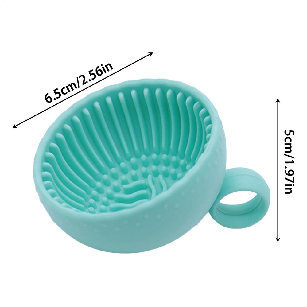 Makeup Brush Cleaner Bowl makeup brush cleaning dish Eyeshadow Brush Washing Beauty Sponge Cleaner Bowl Brush Cleaner Mat
