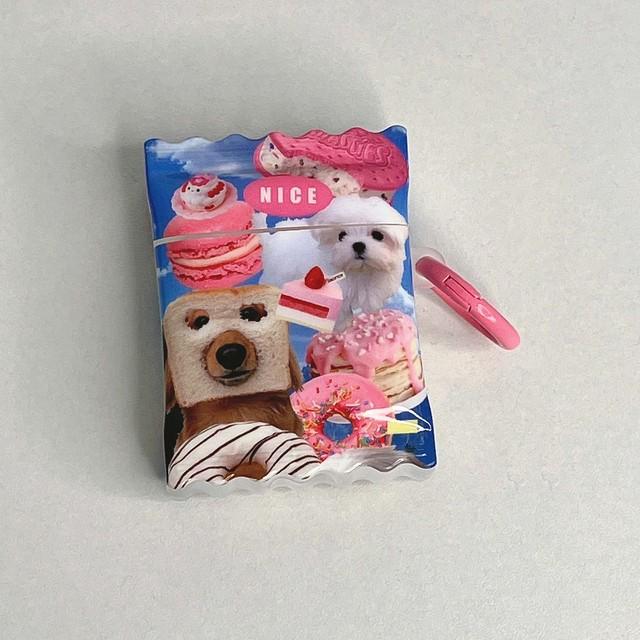 

Круглый брелок Good Love, розовая собака, рельефный щенок, милый чехол для наушников для Apple Airpod 3 2 Pro 2nd 1, беспроводная зарядная коробка с Bluetooth For Airpods 1 2