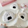 Cute Cartoon Plush Rice And Vegetable Roll Wallet Creative Storage Bag Pendant Backpack Decoration Pendant Accessories Gift
