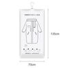 1pc Closet Hanging Organizer Vacuum Bag For Clothes Storage Bag With Hanger Space Saving Clear Seal Bags Wardrobe Compressed Bag