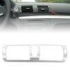 Center Control Air Conditioning Vent TrimFrame Fit for 1 Series E81 Hatchback 2007‑2011Chromeplate
