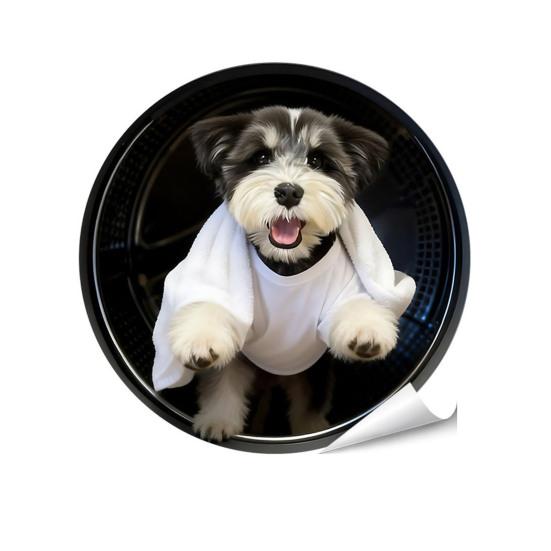 Yousheng 1/6Pcs Simulated Animal Sticker Waterproof PVC Self-Adhesive Dog Cat Rabbit Home Appliances Oven Refrigerator Washing Machine Decorative