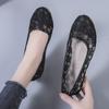 Modische Ballerinas für Damen mit floralem Spitzendetail – atmungsaktiv, zum Hineinschlüpfen, Loafer mit runder Zehenpartie, Design, ganzjähriger Komfort, Ballerinas