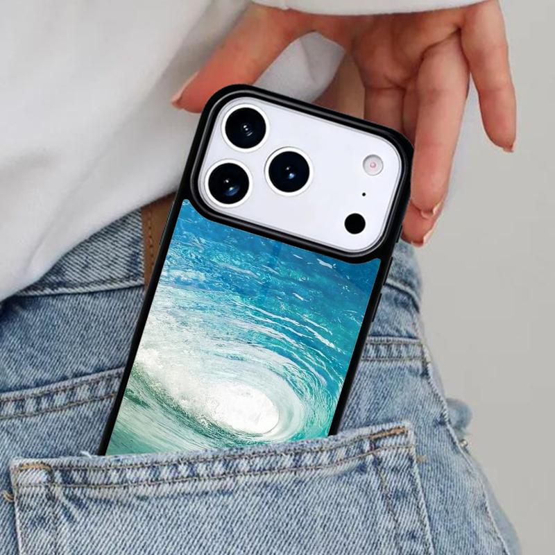 Surfing Wave Phone Case for iPhone 17ProMax 12 13 14 15 16e 17 Pro Max Plus Air Cover