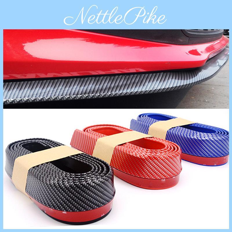 High-performance Car Front Lip Spoiler In Carbon Fiber Universal Fit Assorted Colors