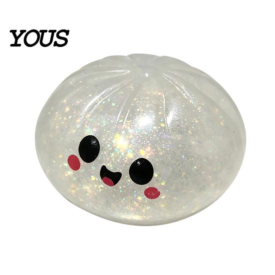 Anxiety Relief Toys for Office Desk Halloween Bun Squeeze Toy with Steamer, Sensory Fidget Stress Ball, Spooky Ghost Pumpkin Adults And Focus,