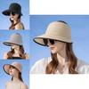 Summer Straw Sun Hat With Wide Brim For Beach Vacation Sun Protection
