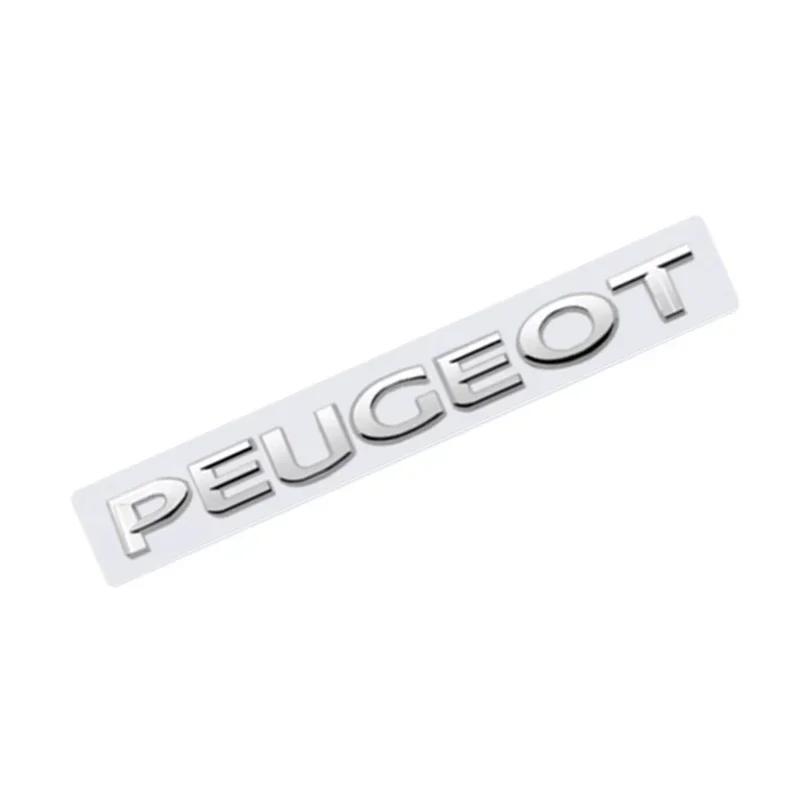 Emblemă Litere 3D ABS pentru Portbagaj Spate Mașină Insignă Laterală pentru Peugeot 308 307 207 206 3008 208 407 2008 508 301 107 307 406 4008 Decaluri
