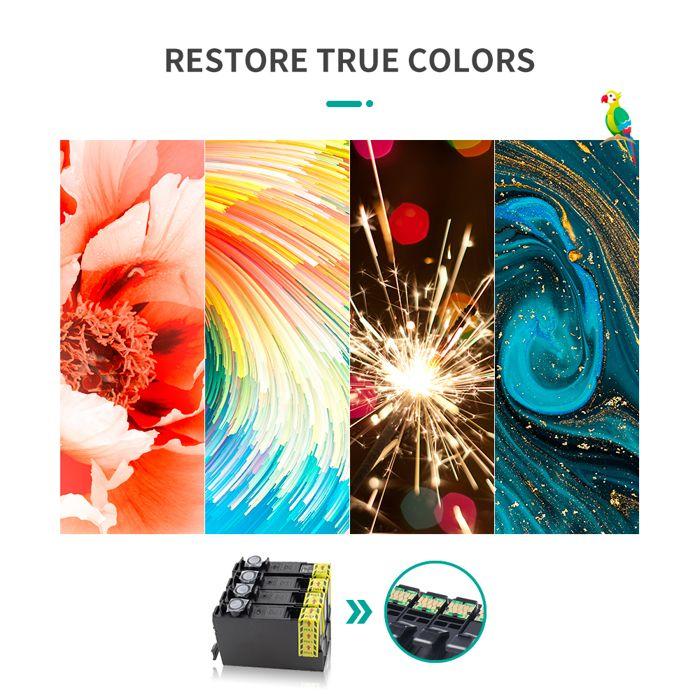 Cartouche d'encre 604XL - CHOUMICHA - Compatible Epson - Noir - 5 pièces - Avec puce