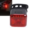 Bike Rear Light Rechargeable IP55 Water Proof Battery Display Brake Sensing Bike Tail Light with 6 Light Modes for Night Cycling