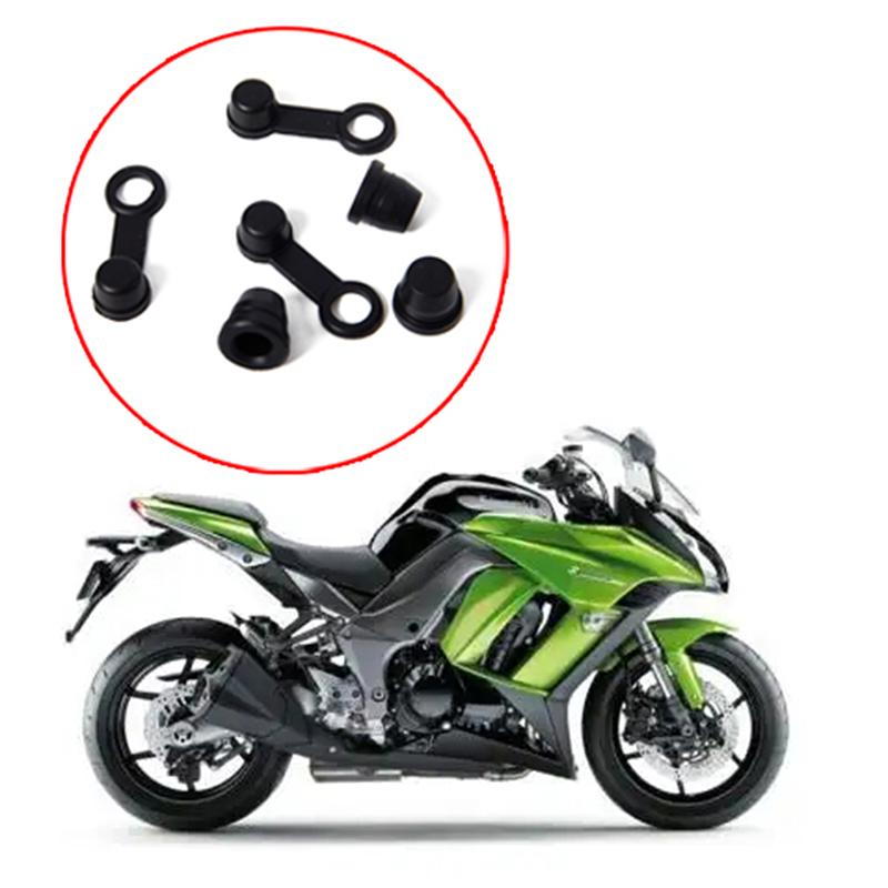 3Pcs Brake Caliper Bleeder Screw Cap Pump Dust Cover Cap Rubber Dust Cover Dustproof For Motorcycle Car Grease Zerk Fitting