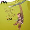 FILA Boys' Gold Autumn Yellow Short Sleeve T-Shirt
