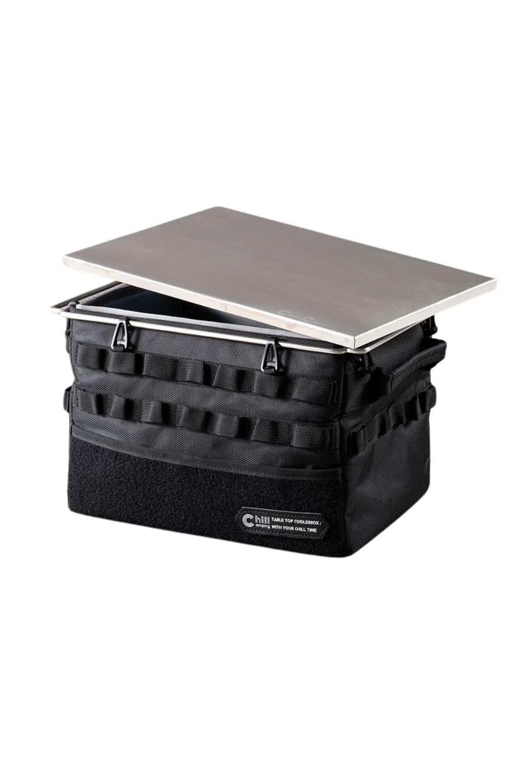 

Chill Camping IGT Tabletop Cooler Soft Cooler Side Insulated Cooler Chill Camping Box, Cooler, Bag, Table, Camping, Outdoor, Waterproof, Bag, чёрный