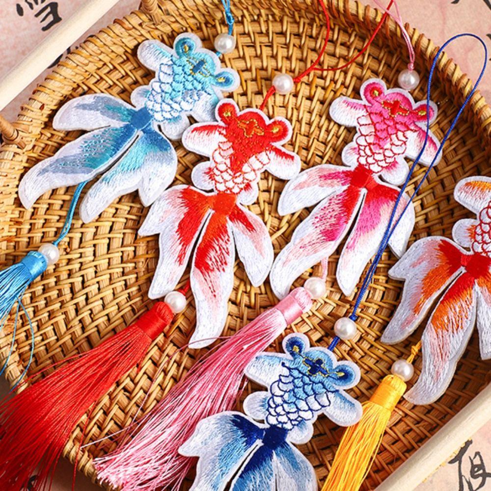 Ancient Style Hanging Koi Fish Pendant Chinese Tassels Ornaments  Spring Festival Celebration