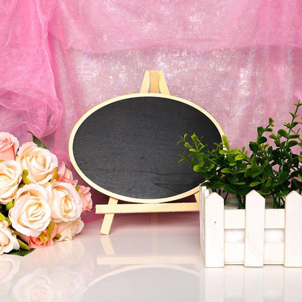 Board Desk Display To do List Reminder Board Mini Blackboard Wooden Easel Chalkboard With Stand
