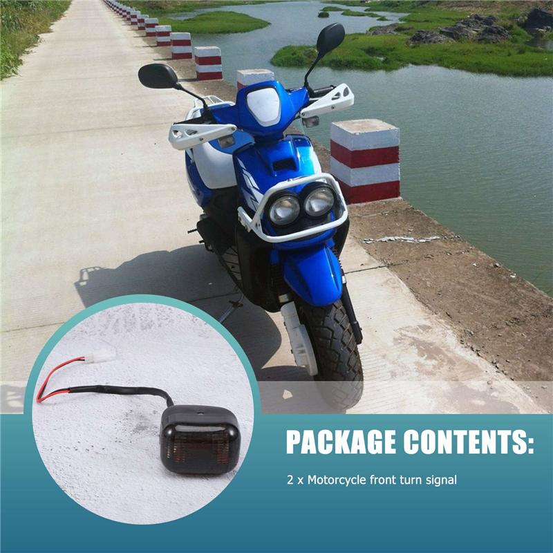 Motorcycle Turn Signal Turn Signal Indicator For Yamaha BWS100 50125 Zuma 50 FX125 X Beewee MBK BOOSTER Scooter-A99D