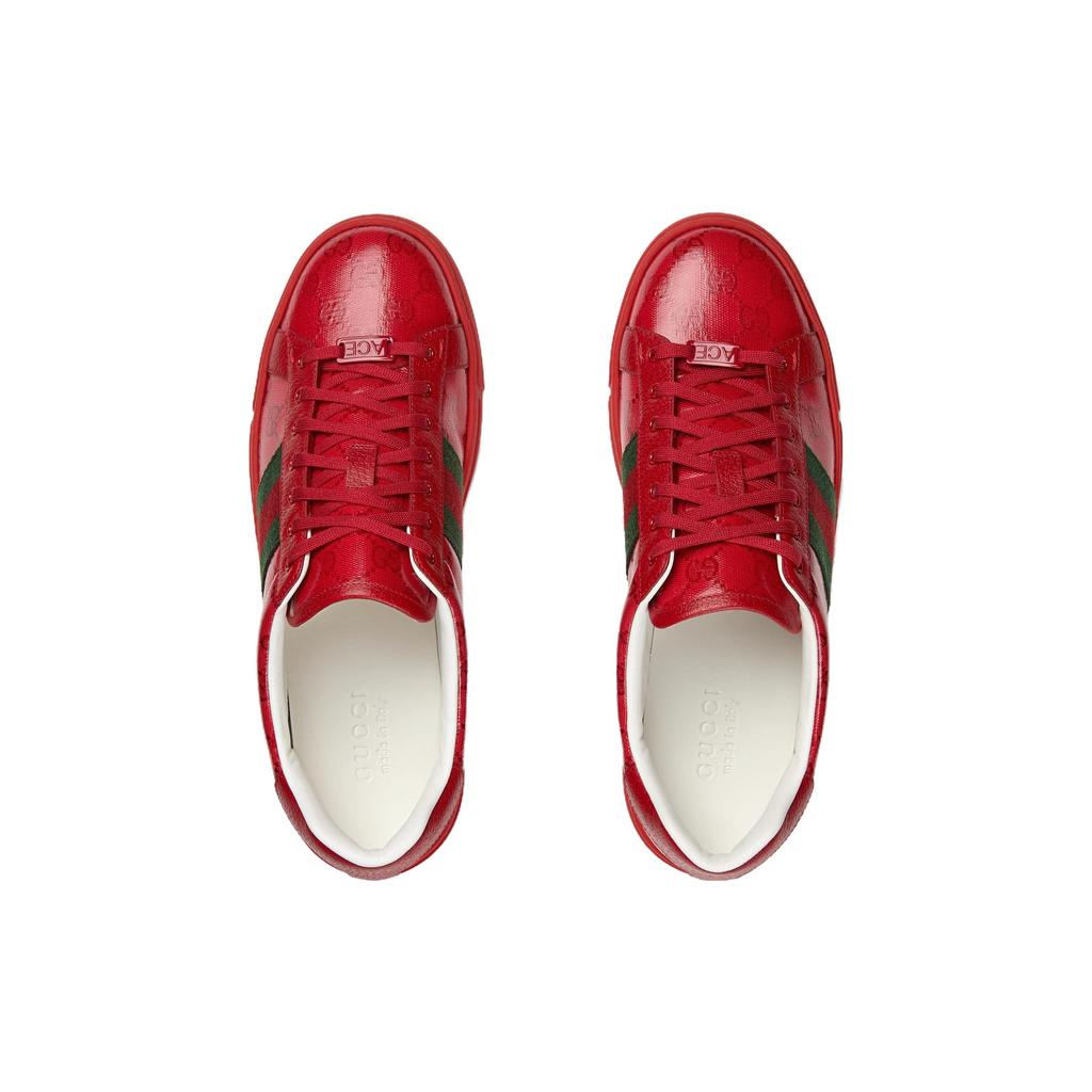 Gucci Ace 'GG Crystal Canvas - Red' 760775 FACRF 6943