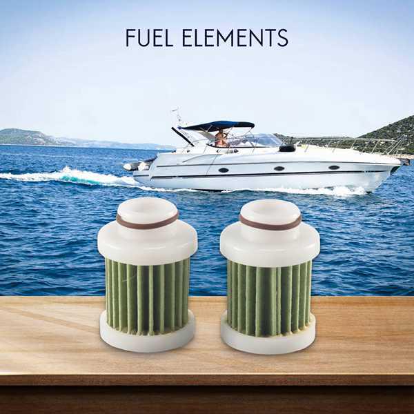 2-Pack 6D8-WS24A-00 Filter Element for Yamaha Outboard Motors 40-115HP