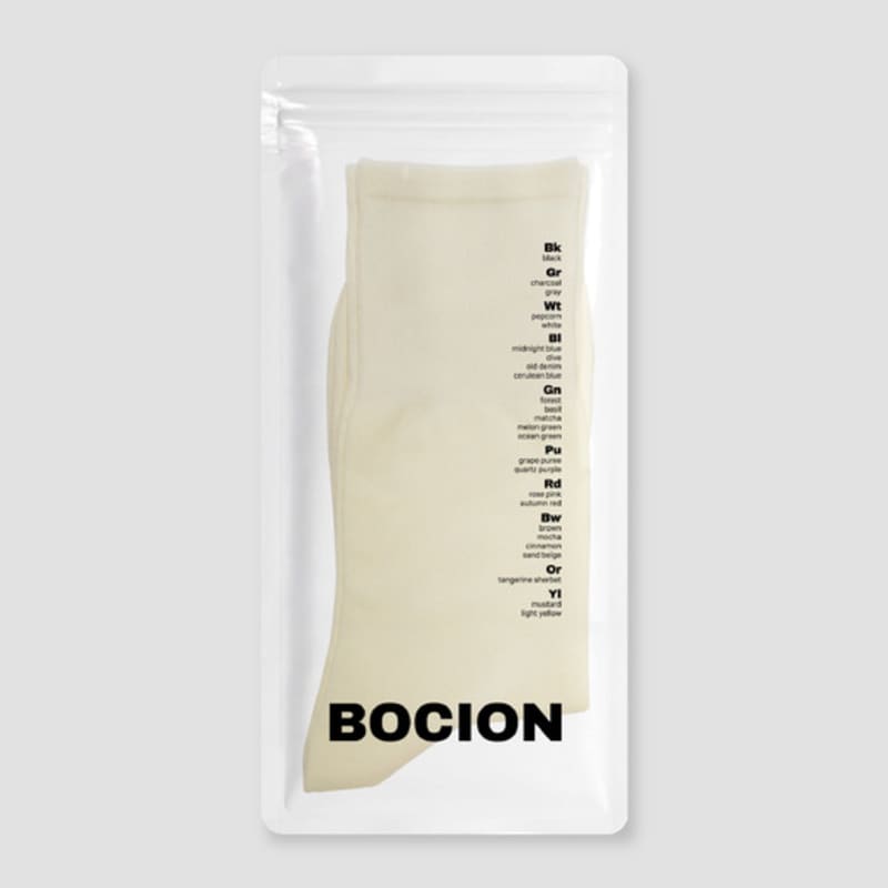 

BOCION Popcorn Solid Color Long Socks Popcorn