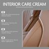 Car Leather Cleaner Leather Care Interior Car Cleaner Scratch Repair Auto Cleaning Supplies with Sponge for Dashboard Furniture