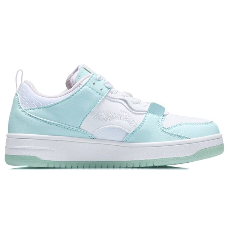 Li Ning Mici Pro Slip Resistant Durable Lightweight Low Top Skate Shoes Women Skate Shoes Aquatic-Green AGCR314-3