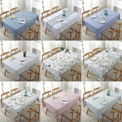 Wasserdichte Hitzebeständige Ölbeständige PVC-Tischdecke Esstisch Schreibtisch Couchtisch Quadratisch Waschbar Moderner Nordischer Stil