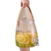 Glass Fruit Tea Beverage Dispenser with Faucet