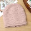 Knitted Thermal Hat Autumn and Winter Rabbit Fur Blended Women's Pullover Stacking Hat