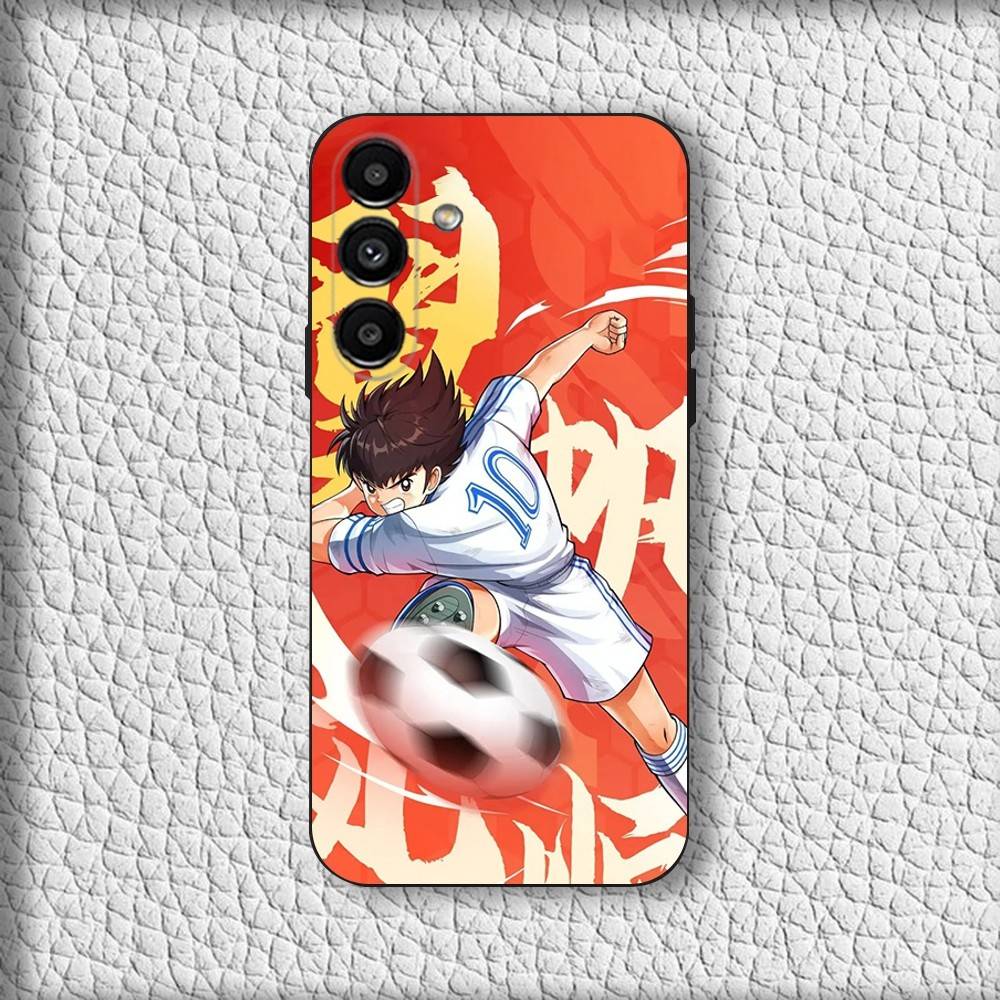 Anime C-Captain T-Tsubasa Phone Case For Samsung Galaxy A20,A21s,A22,A31,A32,A52,A53,A72,73,A80 Soft Black Cover