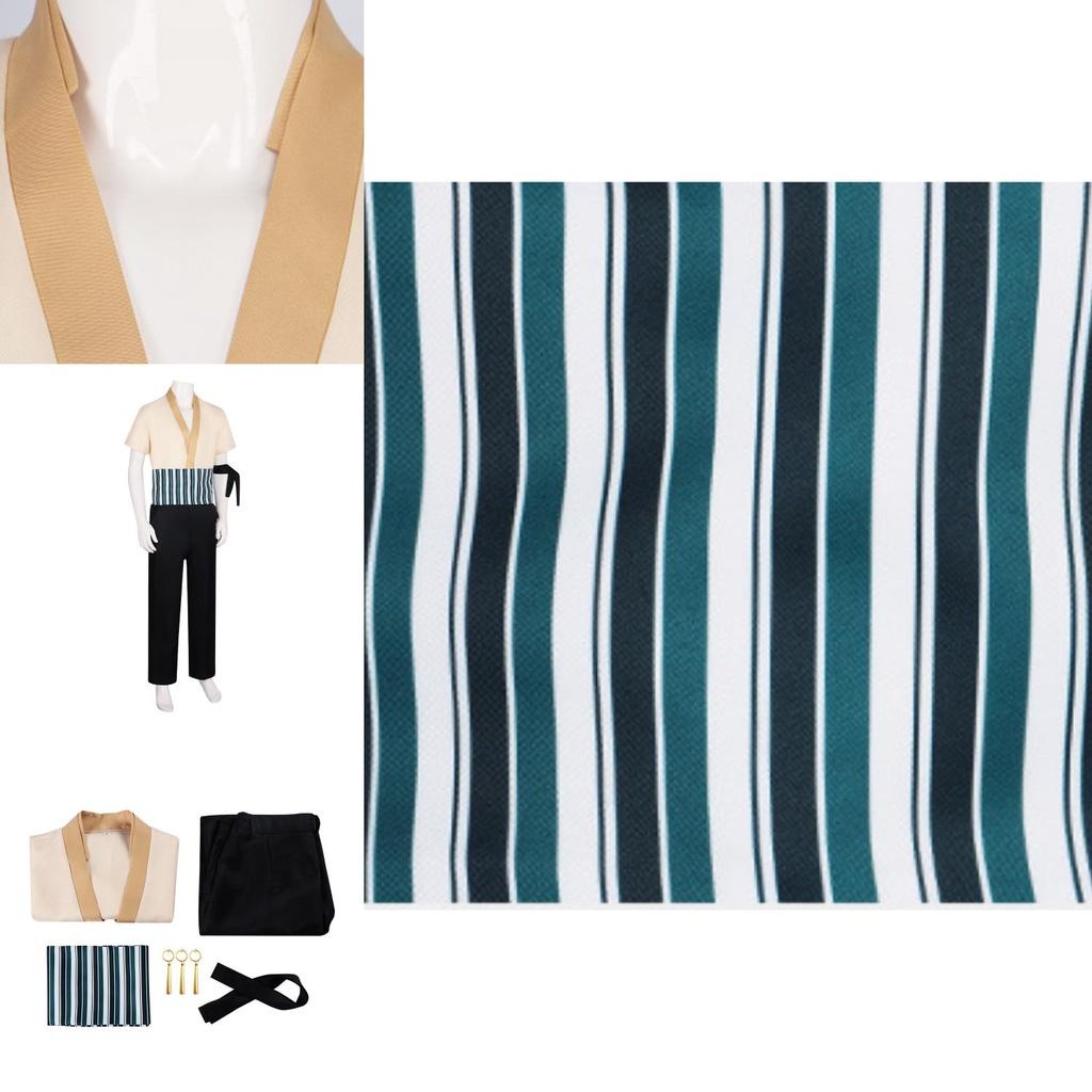 Realitätsnahe Version von One Piece Film Zoro Cosplay Kostüm Komplettset zum Rollenspiel