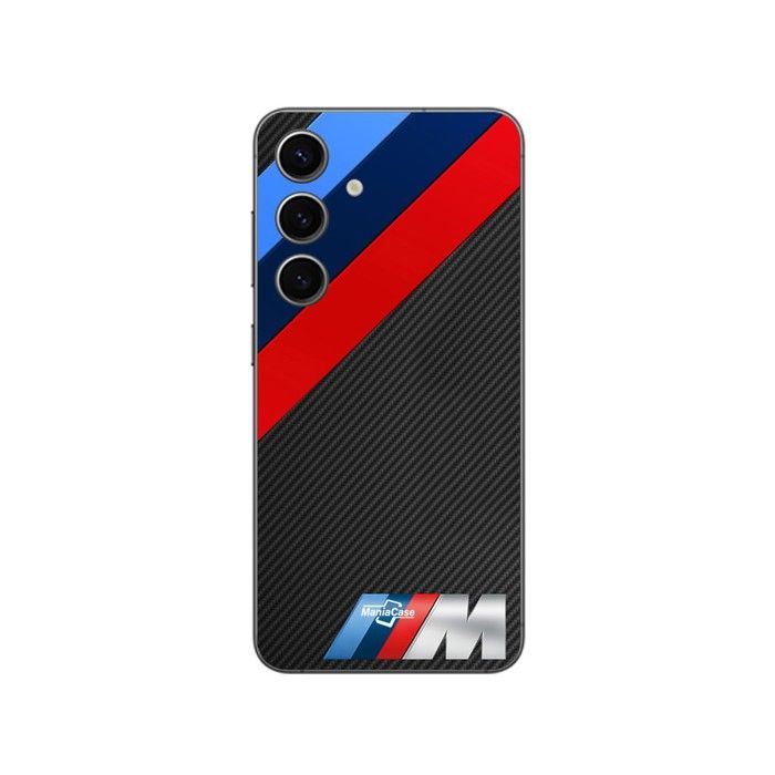 Coque de téléphone - MANIACASE - Samsung Galaxy S24 PLUS - BMW M Power Logo - Silicone TPU - Noir