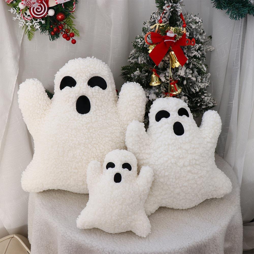 Ghost Halloween Ghost Throw Pillow Halloween Halloween Elf Ghost Plush Toy   Toy for Children