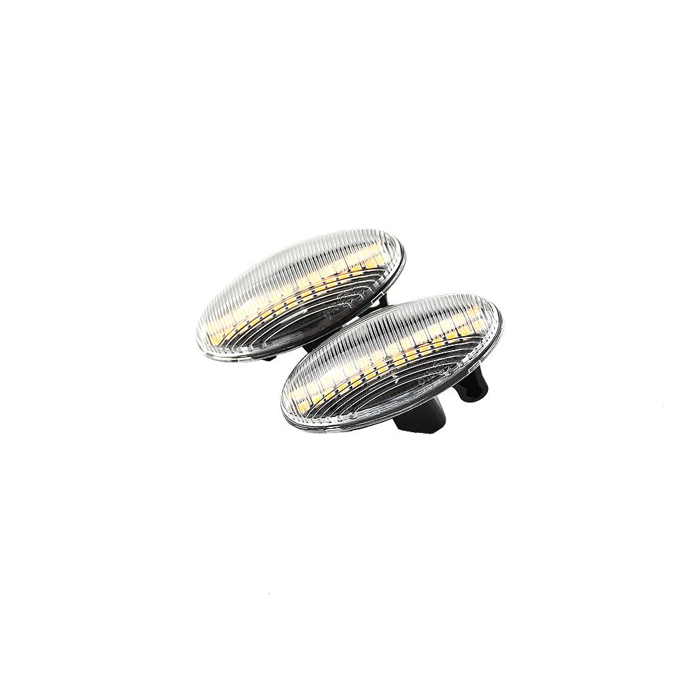 Dynamic Fender Turn Signal For Peugeot Citroen C1 C2 C3 C5 C6 107 206 307 207 407 607 1007 Berlingo Jumpy Led Light Side MarkerTurn Signal 2