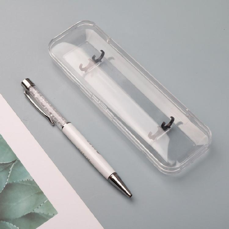 NonToxic Clear School Organizers Double Support Box Solid Construction For Safely Storing Pen Erasers And Art Supplies