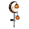 Luce Paletto Decorativa Luna Zucca di Halloween per Decorazione Giardino Esterno