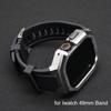 TPU Case Modification Mod Kit for Apple Watch Ultra2/1 Band 49mm , Men Silicone Band for IWatch 49mm ULTRA2 Bracelet Accessories