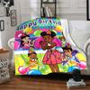 Custom Name Gracie's Corner Theme Printed Blanket - Perfect for Couch, Bed, Travel & Outdoor Use | Machine Washable, Cozy & Durable.