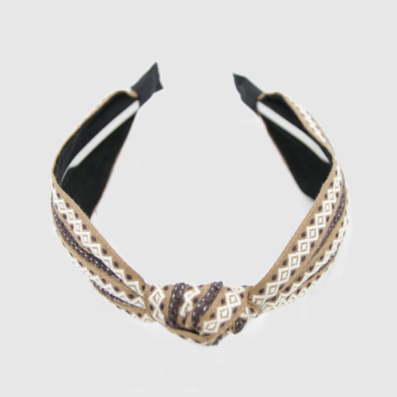 LALA Böhmisches Importspitzen-Haarband - L Beige