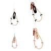 Ballet Shoes Charm Keychain Pendant Sweet Cute Bowknot Pearl Beaded Phone Chain Hanging Ornament Keyring Backpack Decors